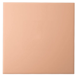 Vintage Apricot Peach Personlig Cream Färg Kakelplatta