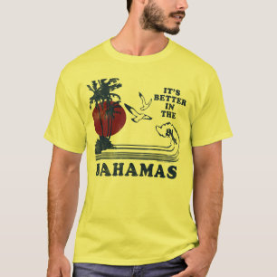 Vintage är det bättre i den Bahamas T-tröja T-shirt