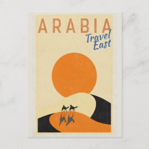 Vintage Arabia Travel Öster Vykort