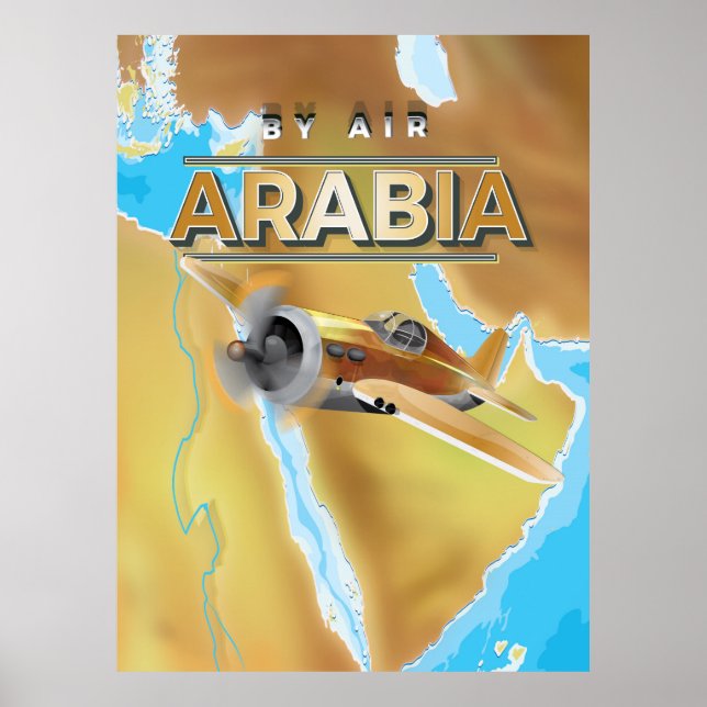 Vintage Arabia Travel Poster (Framsidan)