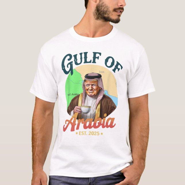 Vintage Arabian Bukt 2025 T-Shirt - Lustigt Trump (Framsida)