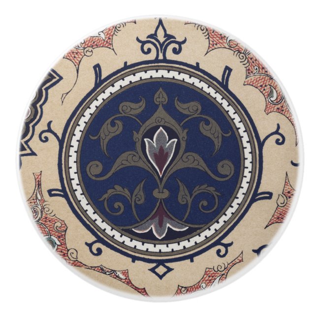 Vintage Arabian Mönster Knopp (Framsidan)
