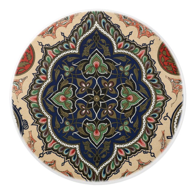Vintage Arabian Mönster Knopp (Framsidan)