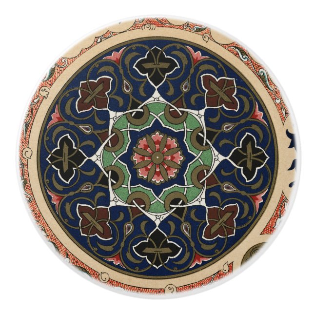 Vintage Arabian Mönster Knopp (Framsidan)