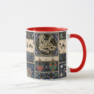 Vintage arabiskt mönster av Albert Racine Mugg