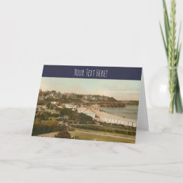 Vintage arbeta i trädgården hälsningkortet kort