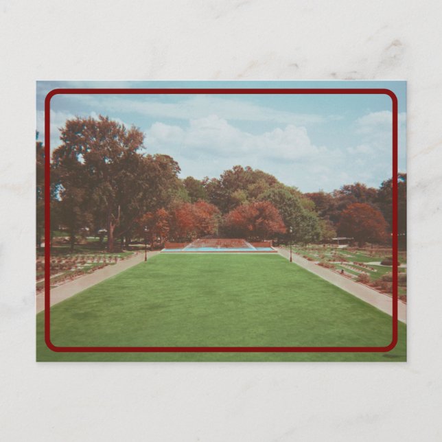 Vintage Arboretum liggande vykort (Framsida)