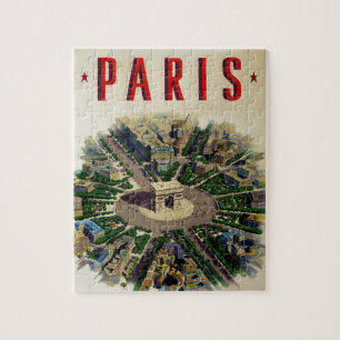Vintage Arc de Triomphe Paris Pussel