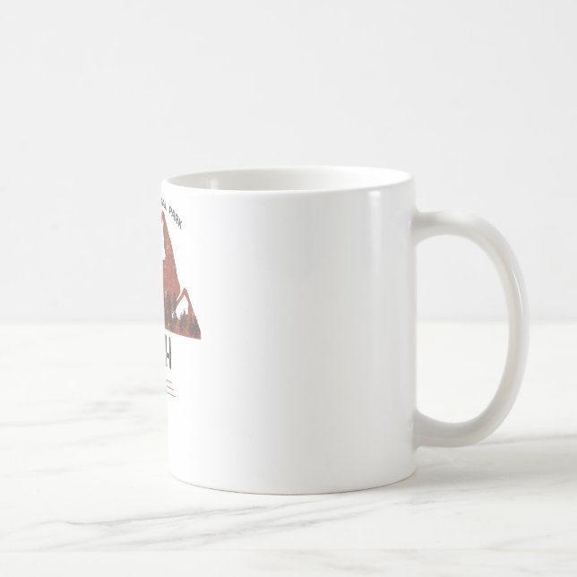 Vintage Arches nationalpark Utah Kaffemugg (Höger)