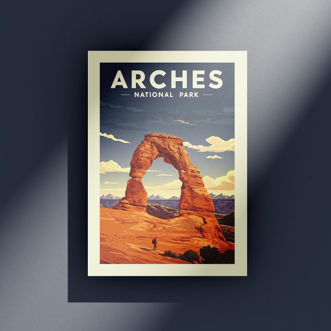 Vintage Arches nationalpark Vykort (Skapare uppladdad)