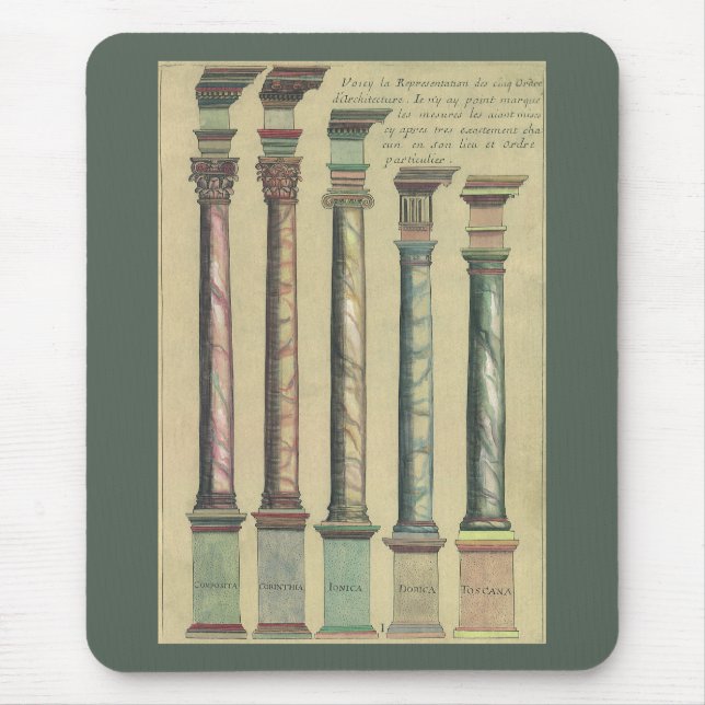 Vintage Architecture, 5 Architectural Orders Musmatta (Framsidan)