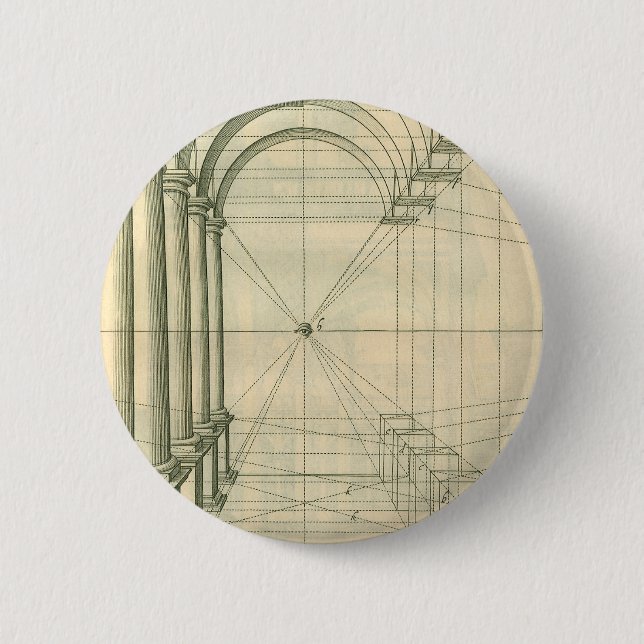 Vintage Architecture, Arches Columns Perspective Knapp (Framsida)