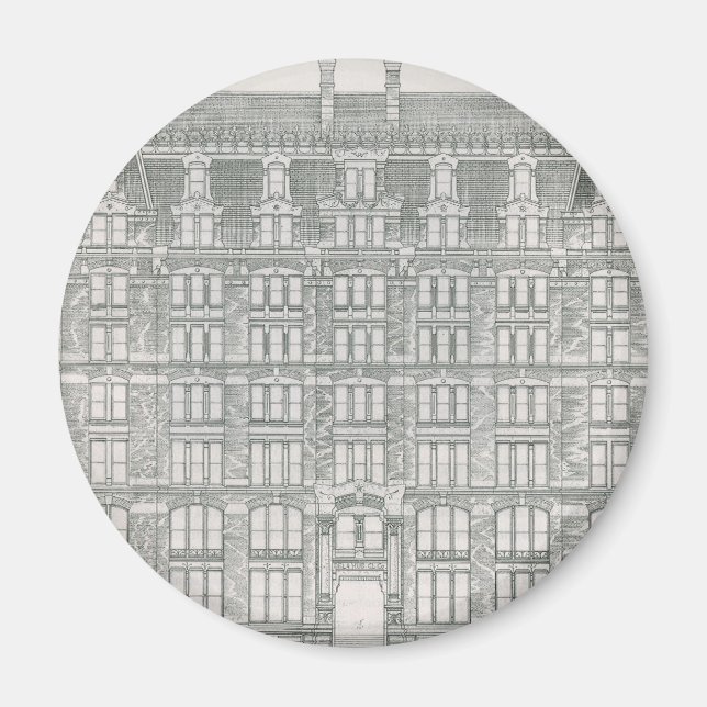 Vintage Architecture, Delaware & Hudson Canal Co. Magnet (Framsidan)