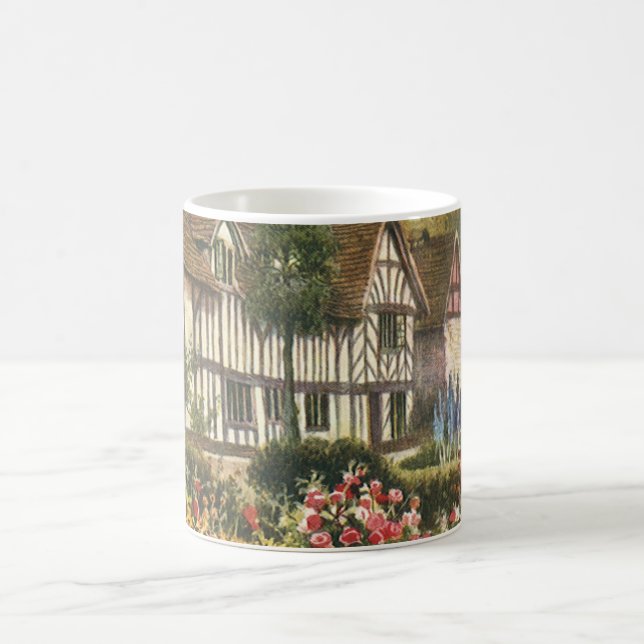 Vintage Architecture Formal Garden English Cottage Kaffemugg (Center)