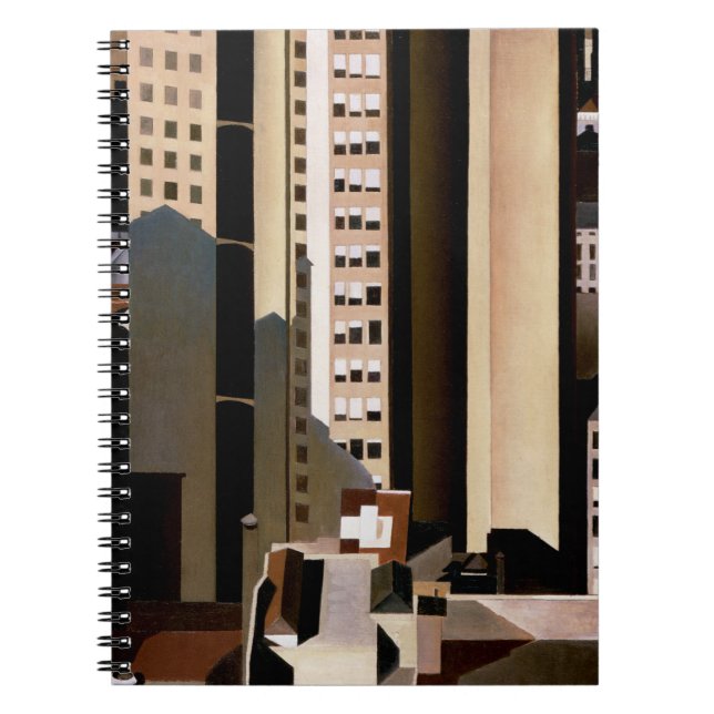 Vintage Architecture, Skyscrapers by Sheeler, 1922 Anteckningsbok (Framsidan)