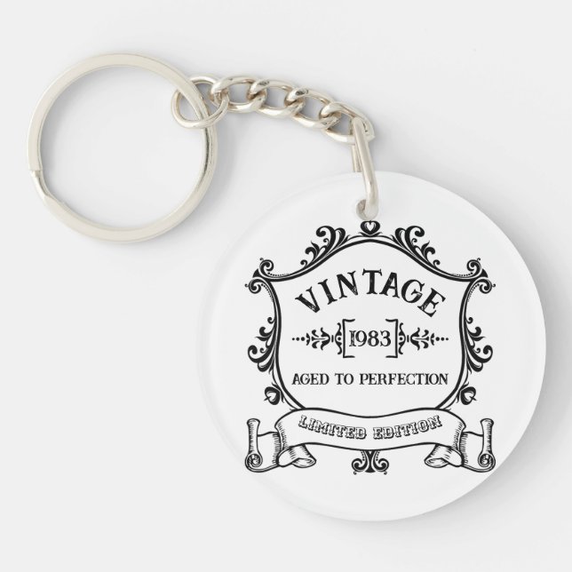 Vintage Årets Åldras till Perfektion Anpassningsba (Framsidan)