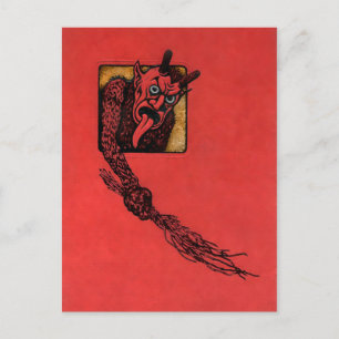 Vintage Arg Krampus Vykort