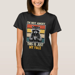 Vintage Arg Racoon Jag är inte Arg Det här är bara T Shirt