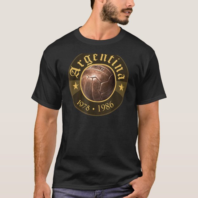 Vintage Argentina Argentinas Pride Oceanen T Shirt (Framsida)