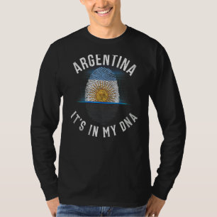 Vintage Argentina Flagga: det är i min Dna Argenti T Shirt