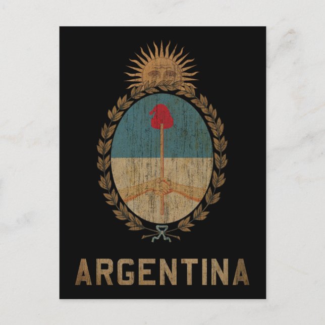 Vintage Argentina Vykort (Framsida)