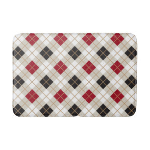 Vintage Argyle Badrumsmatta
