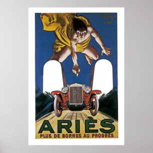 Vintage Aries Annons Poster