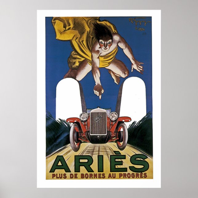 Vintage Aries Annons Poster (Framsidan)