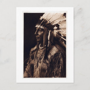 Vintage Arikara Chief Vykort