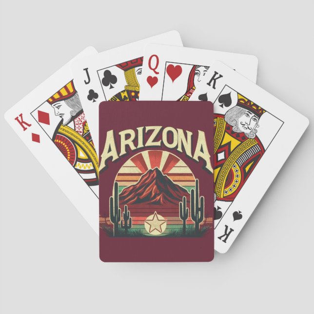 Vintage Arizona Casinokort (Baksidan)