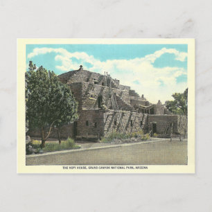 Vintage Arizona Hopi House Vykort