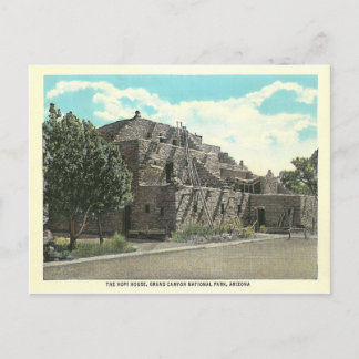 Vintage Arizona Hopi House Vykort