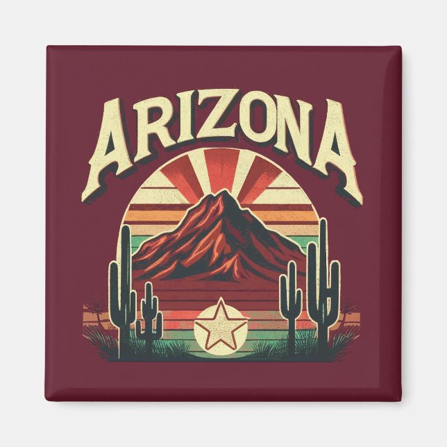 Vintage Arizona Magnet (Framsidan)