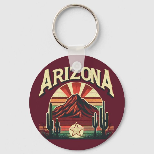 Vintage Arizona Nyckelring (Baksida)