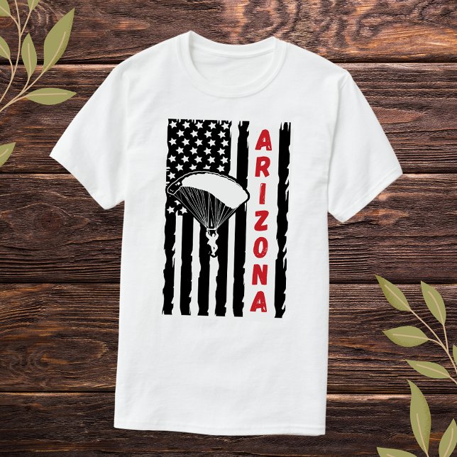 Vintage Arizona Paragliding Skydiving Parachuting T Shirt (Skapare uppladdad)