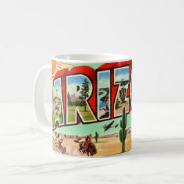 Vintage Arizona vykort Kaffemugg