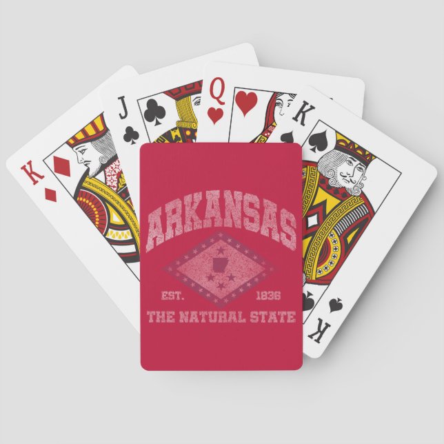 Vintage Arkansas Casinokort (Baksidan)