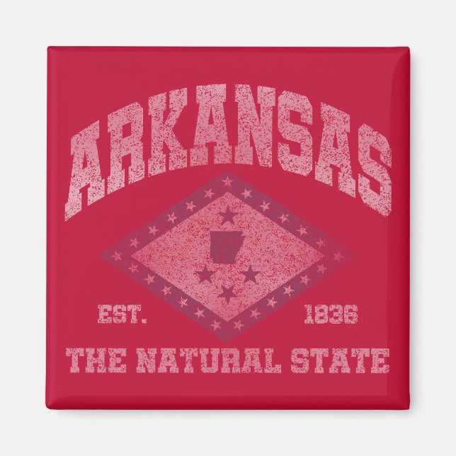 Vintage Arkansas Magnet (Framsidan)