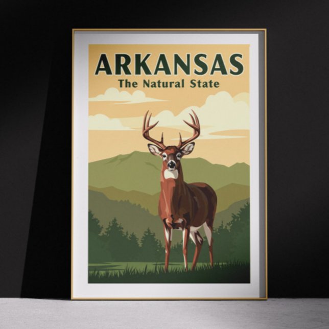 Vintage Arkansas Poster (Skapare uppladdad)