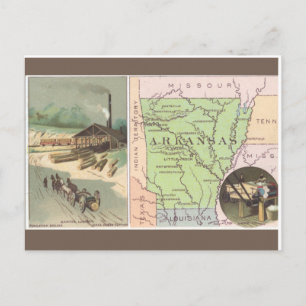 Vintage Arkansas Vykort