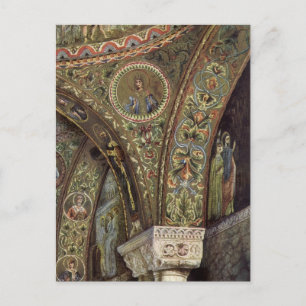 Vintage Arkitektur, Decorative Arch i kyrka Vykort