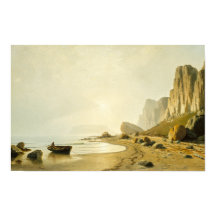 Vintage Arktiska kustlandskapet