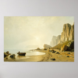 Vintage Arktiska kustlandskapet Poster