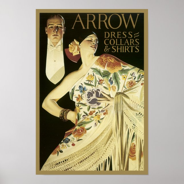 Vintage Arrow Shirt Poster (Framsidan)