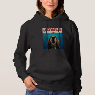 Vintage Art Basset Hound Jowls Hundar Funny Animal T Shirt