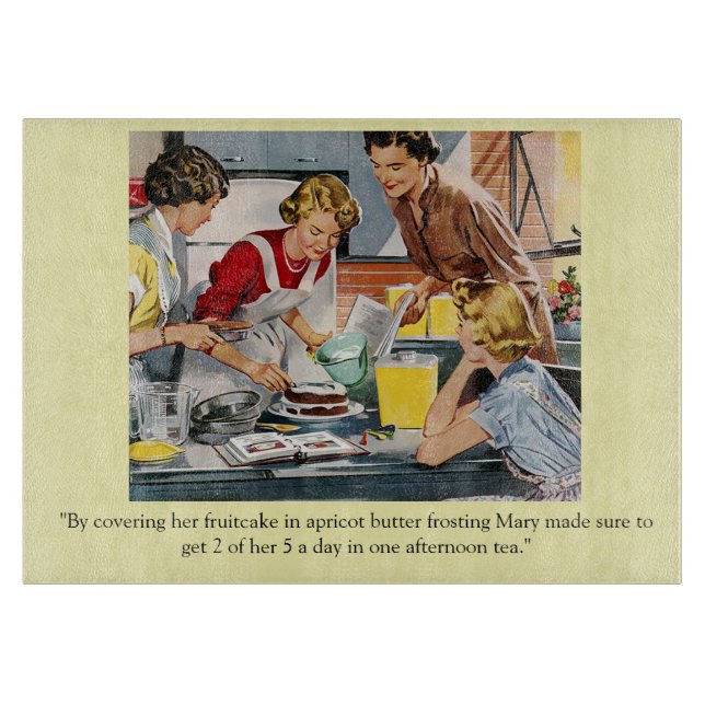 Vintage Art Cake-dekorationsscen  (Framsidan)