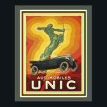 Vintage Art Deco Ad för Unic Automobiles 16 x 20 Poster<br><div class="desc">Unik Art Deco och Poster för Unic Automobiles. Poster åtgärder 16 x 20</div>