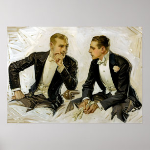 Vintage Art Deco Donchester Poster