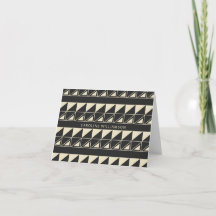 Vintage Art Deco Geometric in Black Personlig