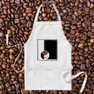 Vintage Art Deco, Kopp om kaffe med ånga Förkläde